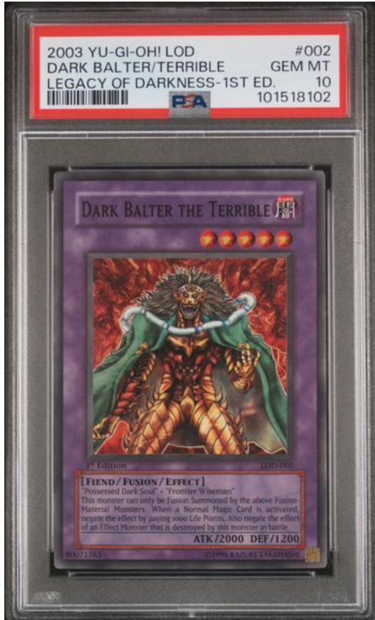 Dark Balter The Terrible 1st Edition PSA 10