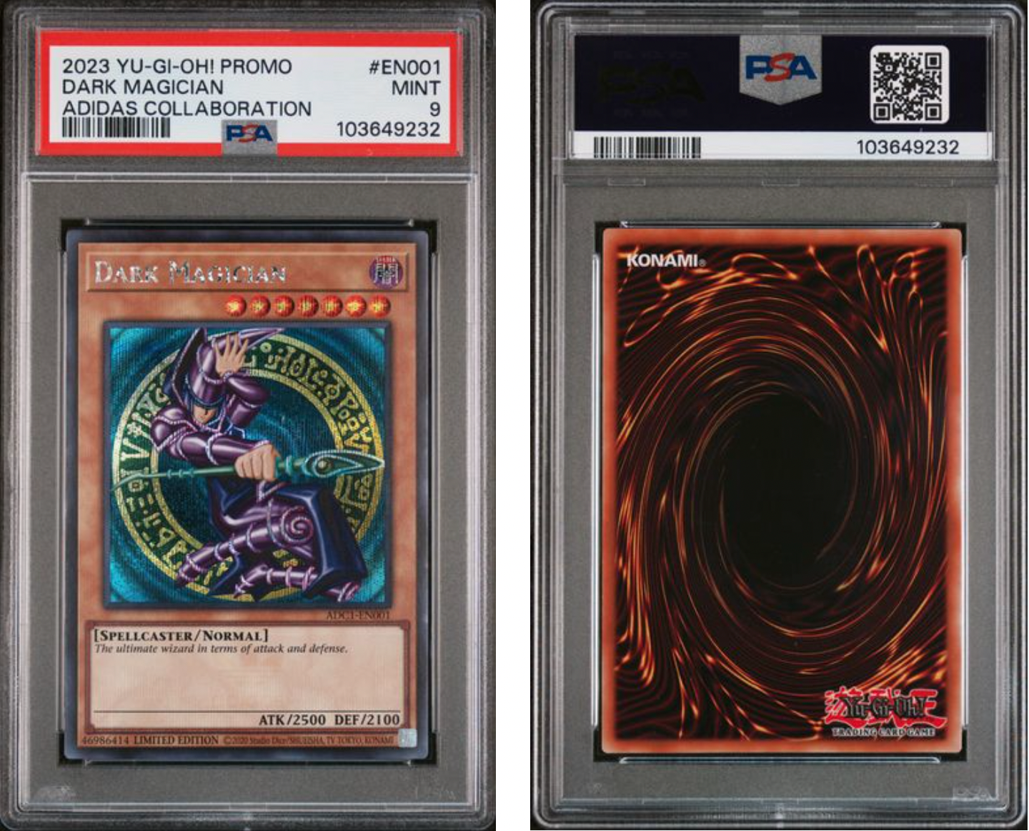 Dark Magician Adidas PSA 9